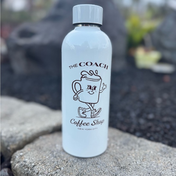 Coach Other - The Coach Coffee Shop Lil Miss Jo Stainless Steel Tumbler RARE